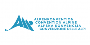Alpenkonvention Logo blau
